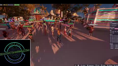 3dxchatsharing online show from March 12, 4:35 pm