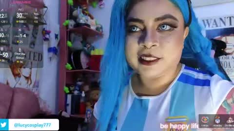 Snapshot of 777lucycosplay chatting on June 12, 10:41 pm Lucycosplay777 online show from June 12, 10:41 pm