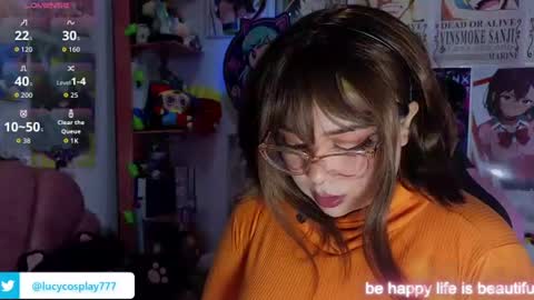 Snapshot of 777lucycosplay chatting on July 6, 2:25 pm Lucycosplay777 online show from July 6, 2:25 pm