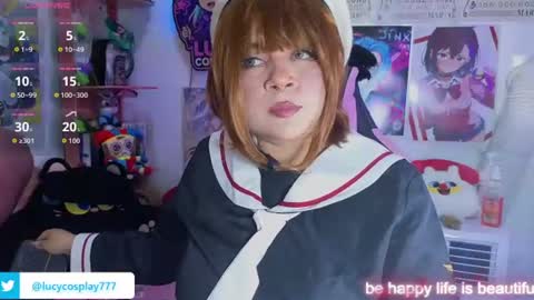 Snapshot of 777lucycosplay chatting on July 10, 6:54 pm Lucycosplay777 online show from July 10, 6:54 pm