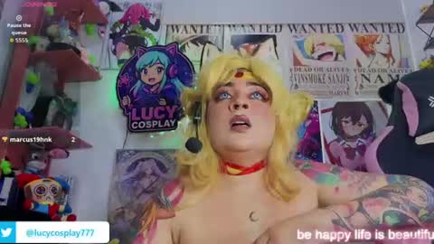 Snapshot of 777lucycosplay chatting on July 11, 5:26 pm Lucycosplay777 online show from July 11, 5:26 pm