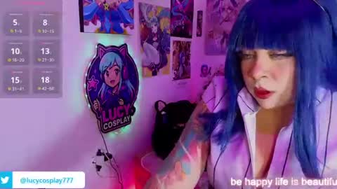 Snapshot of 777lucycosplay chatting on July 23, 7:12 pm Lucycosplay777 online show from July 23, 7:12 pm