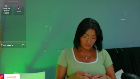 Snapshot of _gretta1 chatting on October 1, 7:20 pm Gretta online show from October 1, 7:20 pm