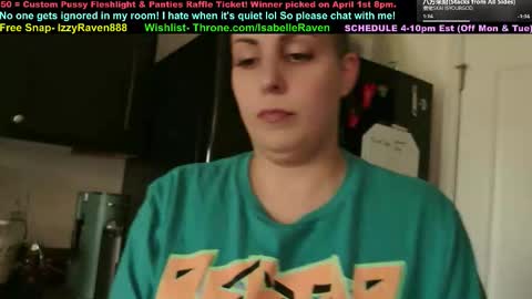 Snapshot of _isabelleraven chatting on March 19, 9:30 pm IsabelleRaven online show from March 19, 9:30 pm