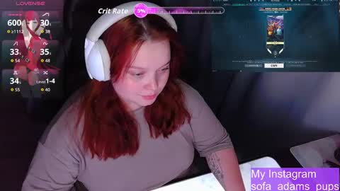 Snapshot of _sofia_adam_ chatting on October 5, 10:46 am pups online show from October 5, 10:46 am