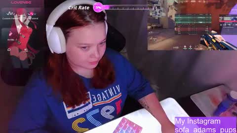 Snapshot of _sofia_adam_ chatting on October 10, 6:45 am pups online show from October 10, 6:45 am