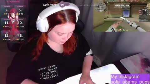 Snapshot of _sofia_adam_ chatting on October 11, 6:23 am pups online show from October 11, 6:23 am