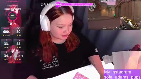 Snapshot of _sofia_adam_ chatting on October 12, 7:24 pm pups online show from October 12, 7:24 pm