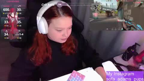 Snapshot of _sofia_adam_ chatting on October 13, 7:30 am pups online show from October 13, 7:30 am