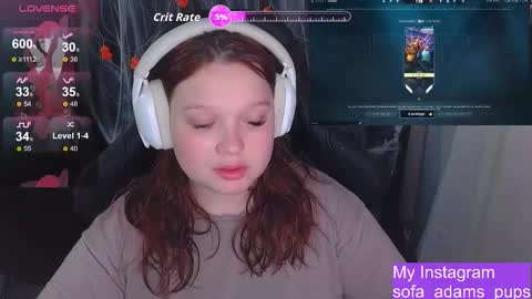 Snapshot of _sofia_adam_ chatting on October 30, 11:55 am pups online show from October 30, 11:55 am