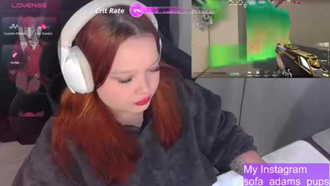 Snapshot of _sofia_adam_ chatting on November 5, 6:57 am pups online show from November 5, 6:57 am