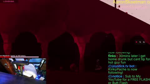 Snapshot of aaronskeetman chatting on January 23, 2:17 pm Aaron Skeetman online show from January 23, 2:17 pm