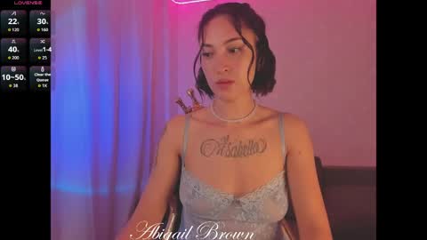 Snapshot of abigailbrown chatting on April 10, 8:35 pm Natalia Rodriguez independent model Onlyfans - online show from April 10, 8:35 pm
