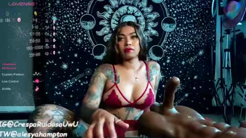 Snapshot of alesyahampton chatting on January 30, 7:59 pm Crespa Ruidosa online show from January 30, 7:59 pm