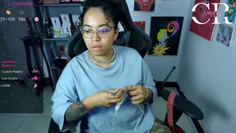 Snapshot of alesyahampton chatting on September 16, 1:17 am Crespa Ruidosa online show from September 16, 1:17 am