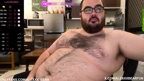 alexxxbear online show from November 1, 10:34 pm