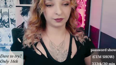 aliceriddle1 online show from March 29, 5:57 pm