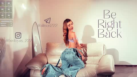 A L I S O N  online show from January 7, 11:03 pm