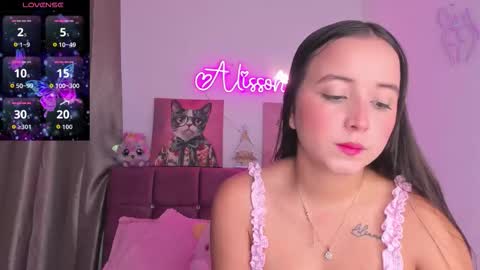 Snapshot of alissonsweet18_ chatting on December 3, 12:47 pm Alisson online show from December 3, 12:47 pm