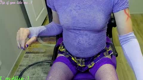 Snapshot of allie__kat chatting on March 15, 1:50 pm Allie online show from March 15, 1:50 pm