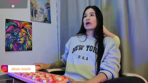allison online show from June 27, 1:10 am