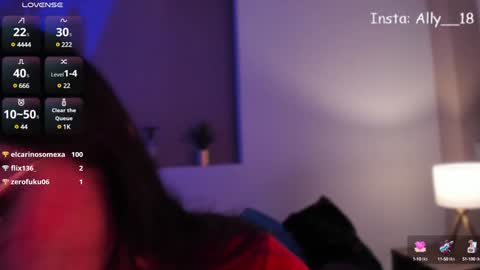Snapshot of ally_addams chatting on December 31, 6:48 am Ally online show from December 31, 6:48 am