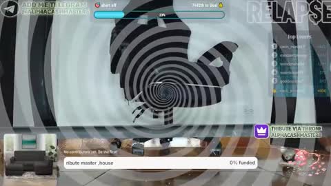 Snapshot of alphacashmaster8 chatting on February 19, 2:07 am MASTER FINDOM DRAIN... online show from February 19, 2:07 am