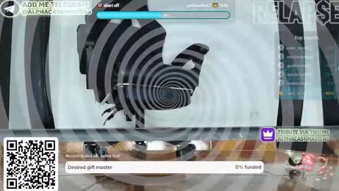 Snapshot of alphacashmaster8 chatting on February 21, 4:52 pm MASTER FINDOM DRAIN... online show from February 21, 4:52 pm