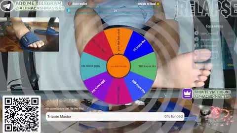 Snapshot of alphacashmaster8 chatting on February 24, 8:51 pm MASTER FINDOM DRAIN... online show from February 24, 8:51 pm