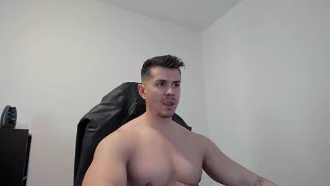 Snapshot of alphagodleatherking92 chatting on October 17, 8:17 am LeatherMaster online show from October 17, 8:17 am