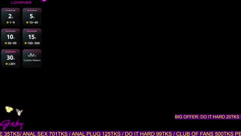 Gaby online show from January 5, 1:35 am