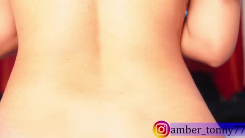 Snapshot of amber_tony77 chatting on October 31, 10:27 am online show from October 31, 10:27 am