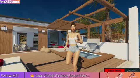 Snapshot of anax3dreams chatting on February 14, 3:22 am AnaX3Dreams online show from February 14, 3:22 am