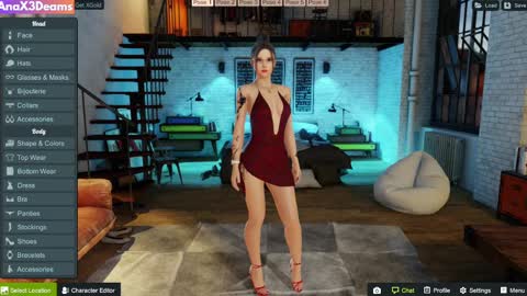 Snapshot of anax3dreams chatting on February 19, 6:32 pm AnaX3Dreams online show from February 19, 6:32 pm