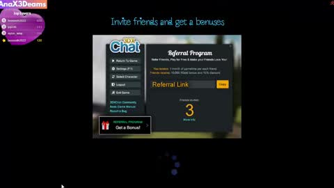 Snapshot of anax3dreams chatting on February 21, 3:45 am AnaX3Dreams online show from February 21, 3:45 am