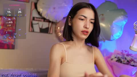 Snapshot of angel_ocu chatting on December 8, 8:36 pm Angelina LushDomi is active Ill be happy to have fun with you Lets make hot show together online show from December 8, 8:36 pm