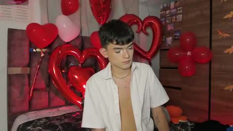 Snapshot of angelocute_ chatting on February 15, 4:58 am Angelo I work from home this is my room online show from February 15, 4:58 am