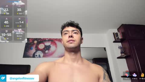 Snapshot of angelovfitnessxv chatting on March 25, 12:38 am angelov online show from March 25, 12:38 am