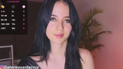 Snapshot of ateneasantacruz chatting on December 4, 2:31 am Atenea online show from December 4, 2:31 am