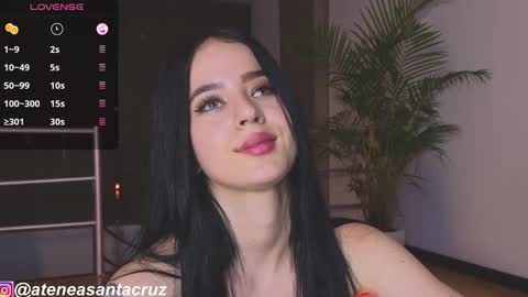 Snapshot of ateneasantacruz chatting on December 7, 11:34 pm Atenea online show from December 7, 11:34 pm