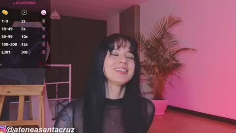 Snapshot of ateneasantacruz chatting on January 19, 3:50 am Atenea online show from January 19, 3:50 am