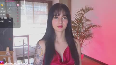 Snapshot of ateneasantacruz chatting on February 19, 8:10 pm Atenea online show from February 19, 8:10 pm