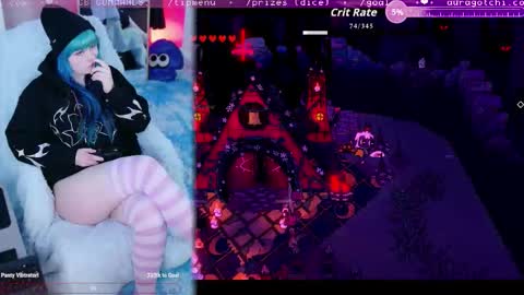 Snapshot of auragotchi chatting on March 6, 6:37 pm Aurora Aura online show from March 6, 6:37 pm