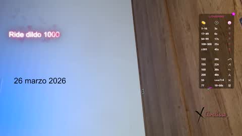 Avelisse online show from March 26, 1:49 pm