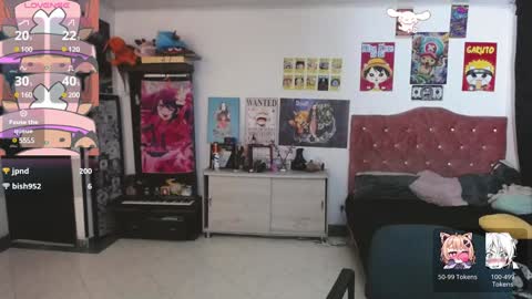 Snapshot of avril2809 chatting on February 1, 1:23 am Abril online show from February 1, 1:23 am