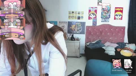 Snapshot of avril2809 chatting on February 8, 2:36 am Abril online show from February 8, 2:36 am