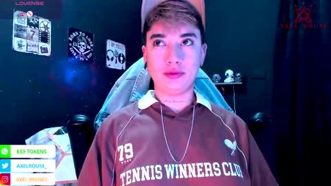 Snapshot of axel_rouse1 chatting on January 9, 12:57 am Axel Rouse online show from January 9, 12:57 am