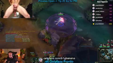 Snapshot of b1gbanana chatting on February 18, 5:09 am b1gbanana online show from February 18, 5:09 am