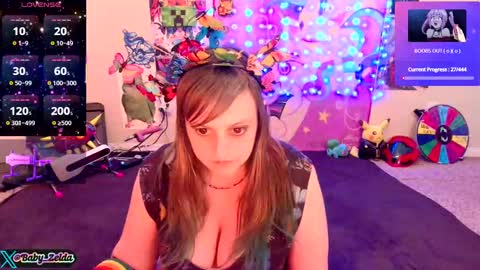 Snapshot of babyzelda chatting on February 21, 5:13 am BabyZelda online show from February 21, 5:13 am