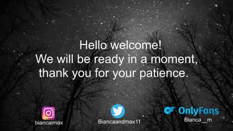 Snapshot of bianca_and_maxwell chatting on January 14, 2:00 pm bianca and maxwell online show from January 14, 2:00 pm